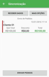 Imagem da tela do app